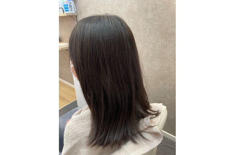 小学生カット　before